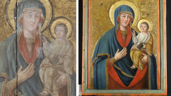 До фондосховищ Заповідника була передана рідкісна ікона-феретрон XIX ст.